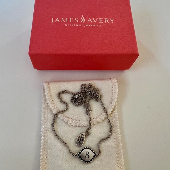 James Avery Memoir Initial Necklace S - Picture 1 of 2
